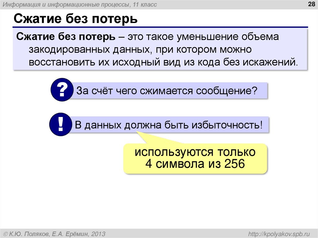 Сжатие без потерь