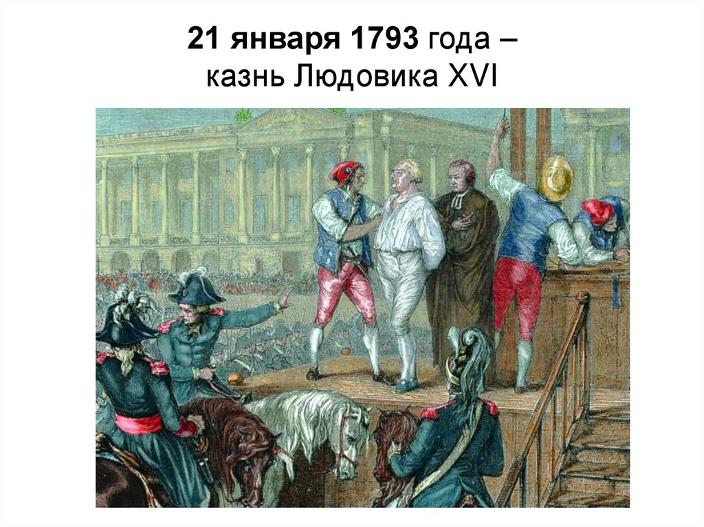 21 января 1793 года – казнь Людовика XVI