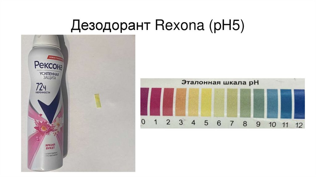 Дезодорант Rexona (pH5)