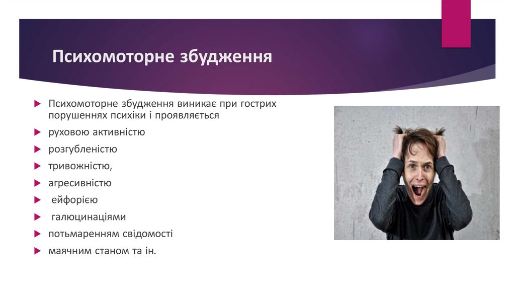 Психомоторне збудження