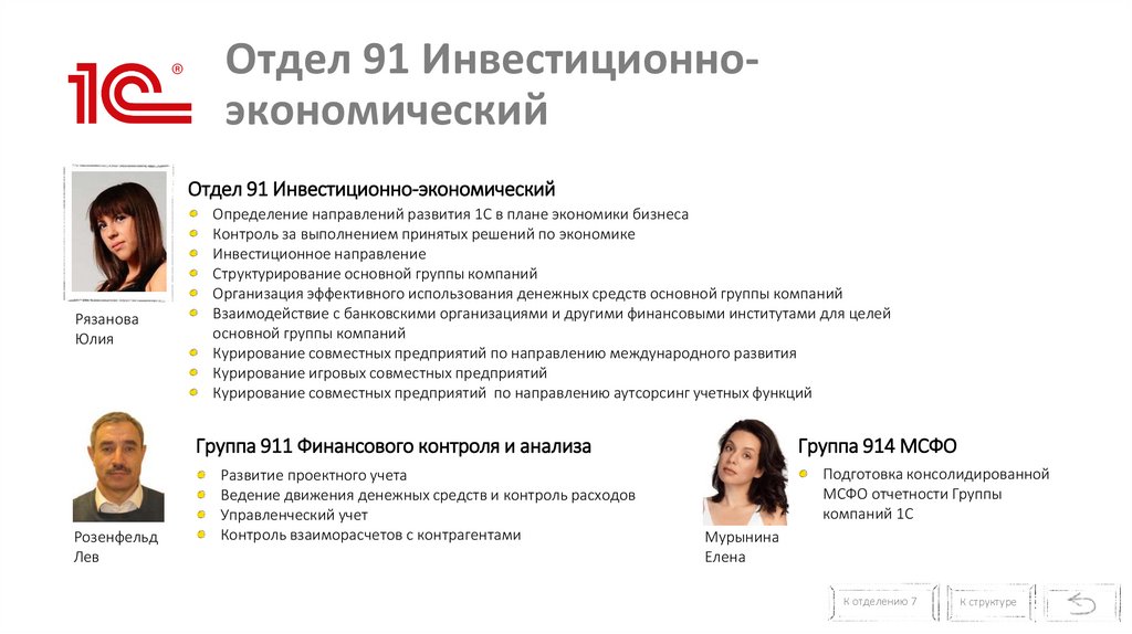 Отдел 91 Инвестиционно- экономический