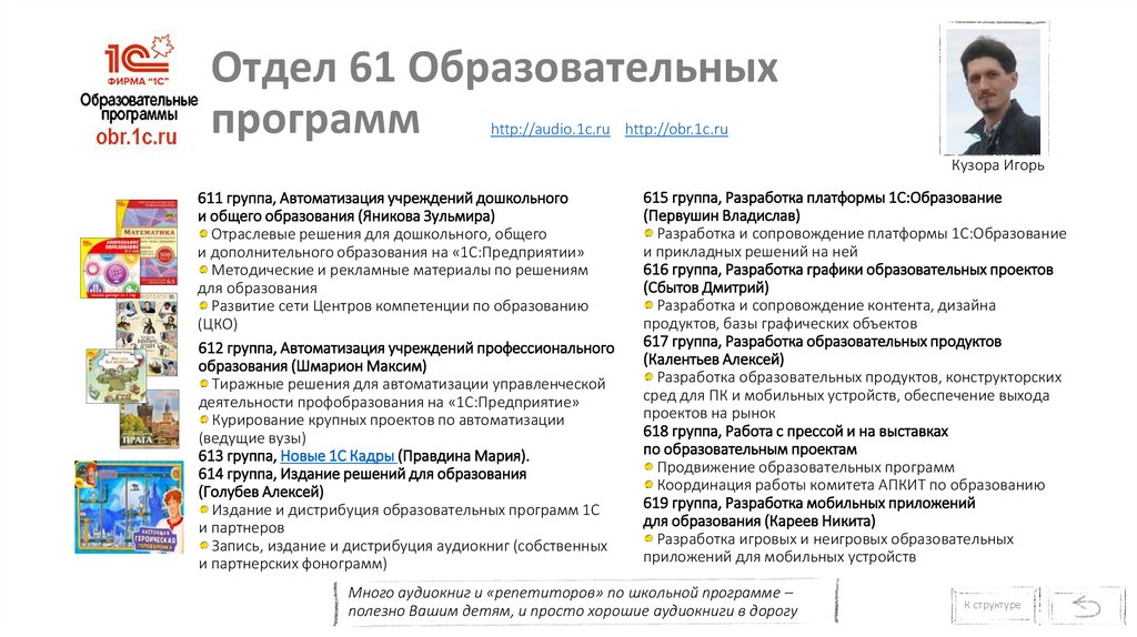 Отдел 61 Образовательных программ