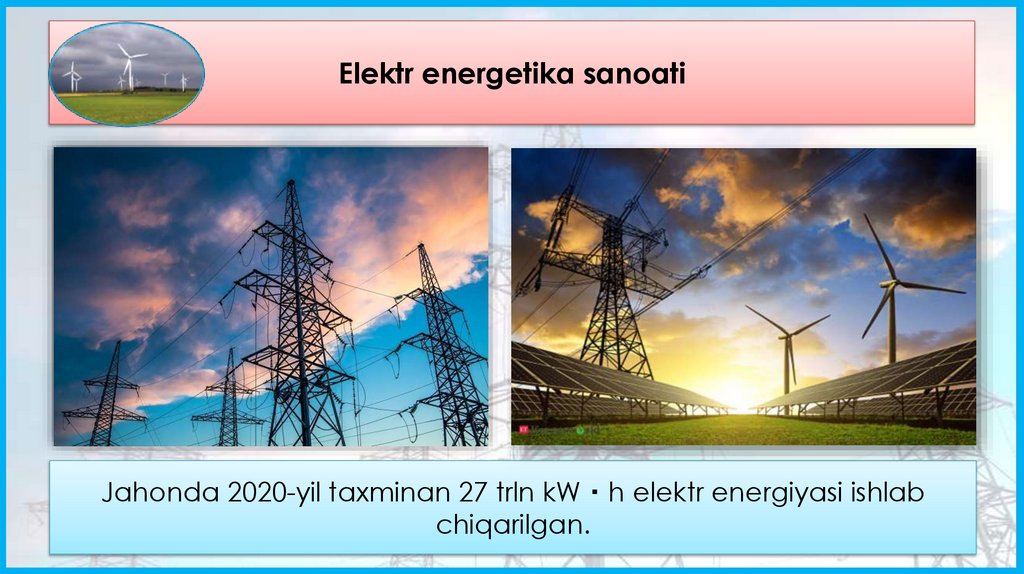 Elektr energetika sanoati