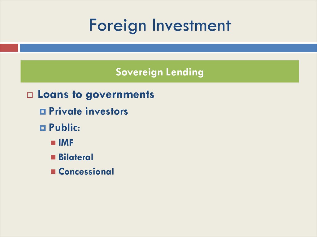 Foreign Investment