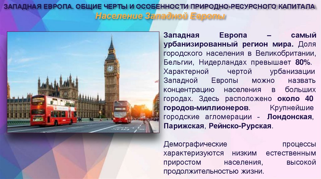 Население Западной Европы