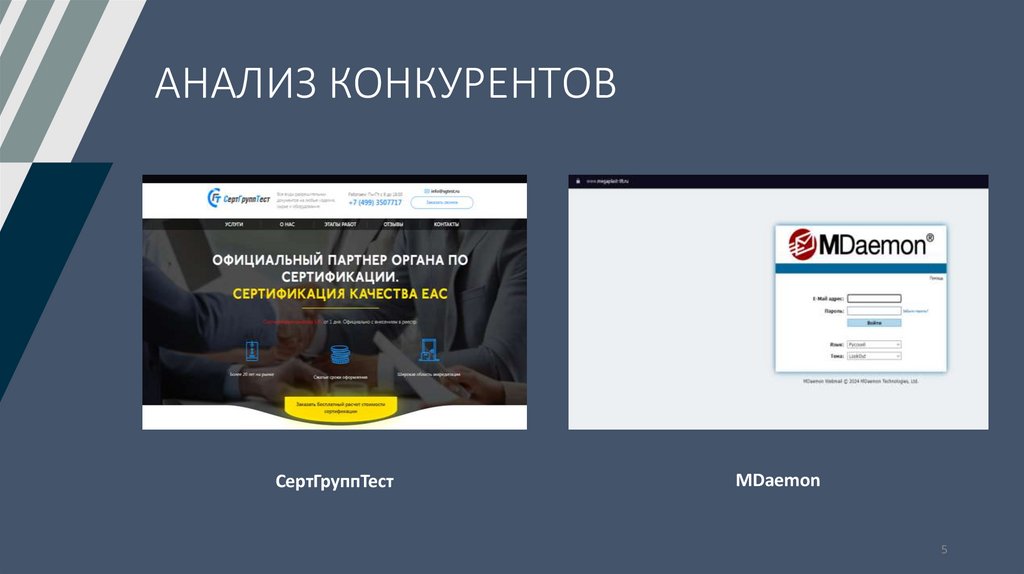 АНАЛИЗ КОНКУРЕНТОВ