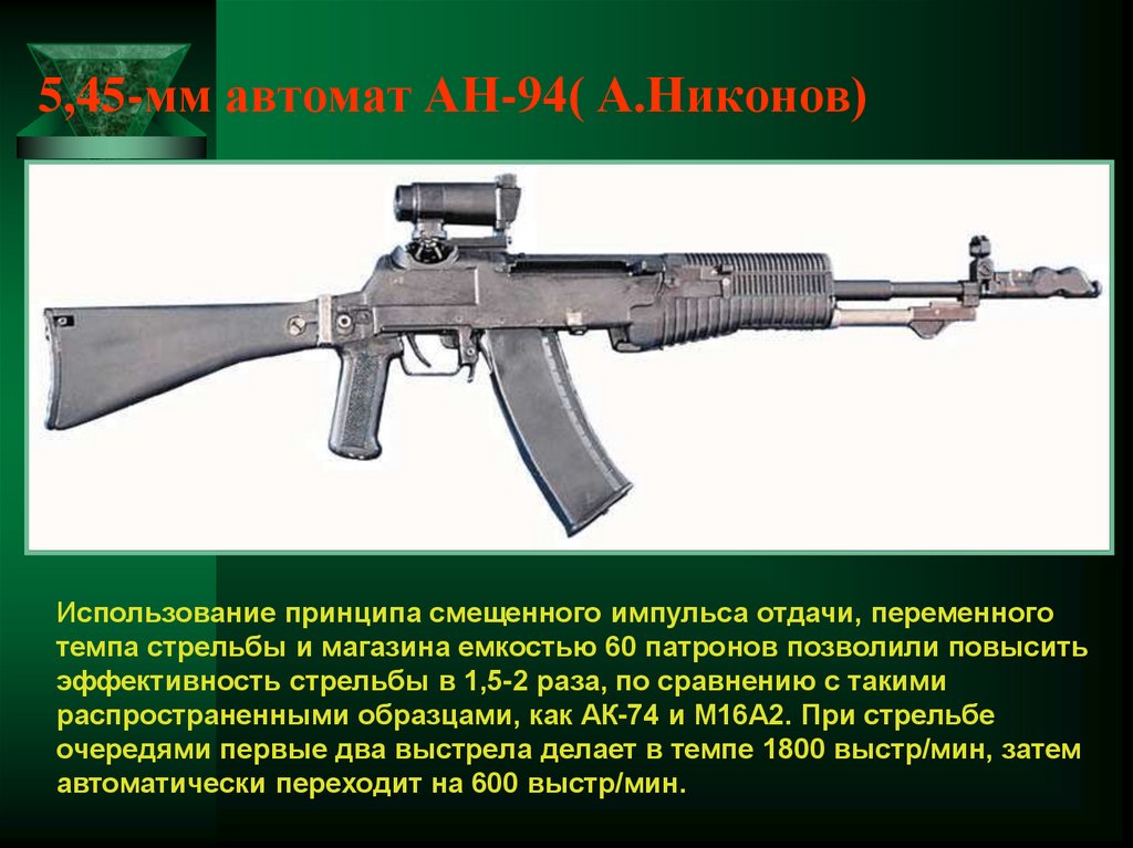 5,45-мм автомат АН-94( А.Никонов)