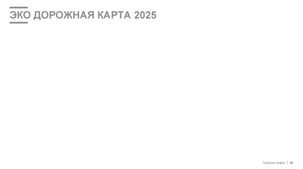 Эко дорожная карта 2025