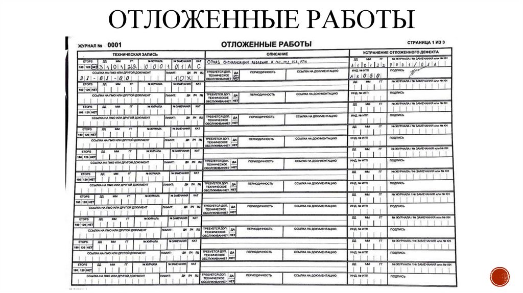 БОРТОВОЙ ЖУРНАЛ