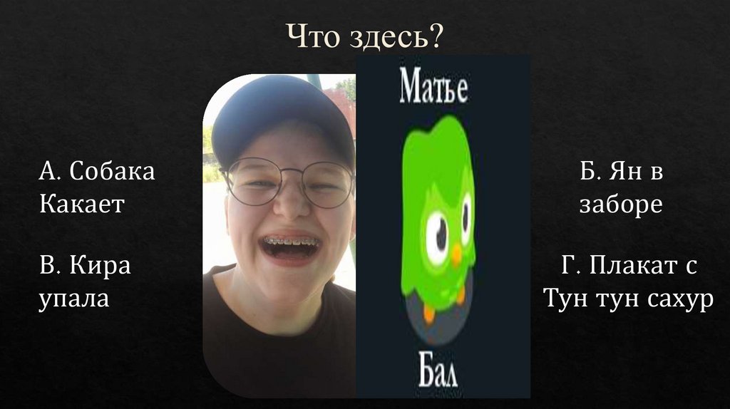 Что здесь?