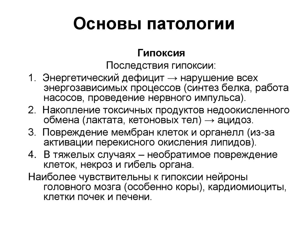 Основы патологии