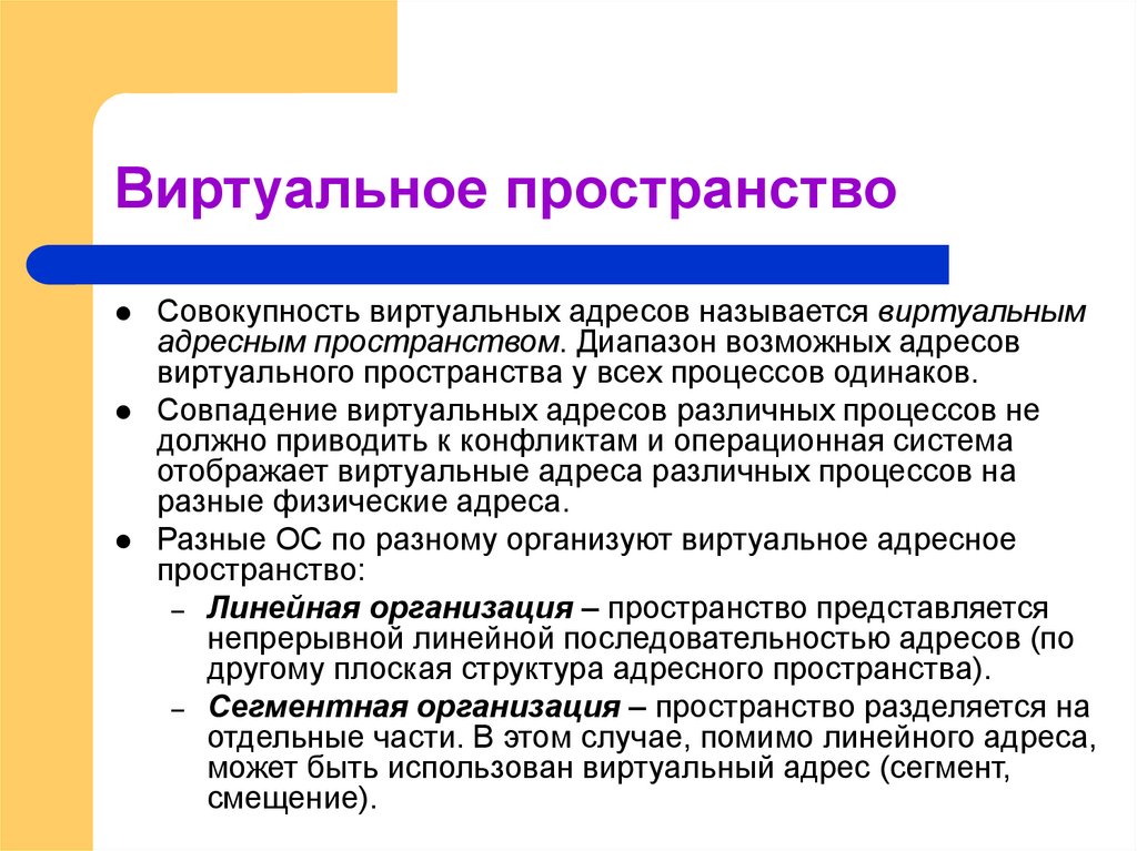 Виртуальное пространство