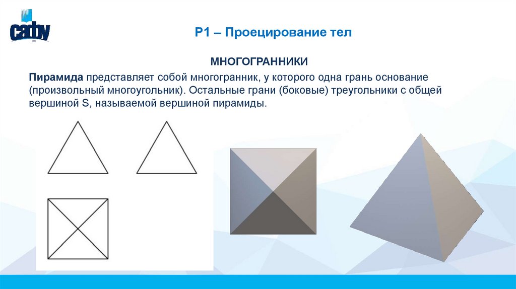 Р1 – Проецирование тел