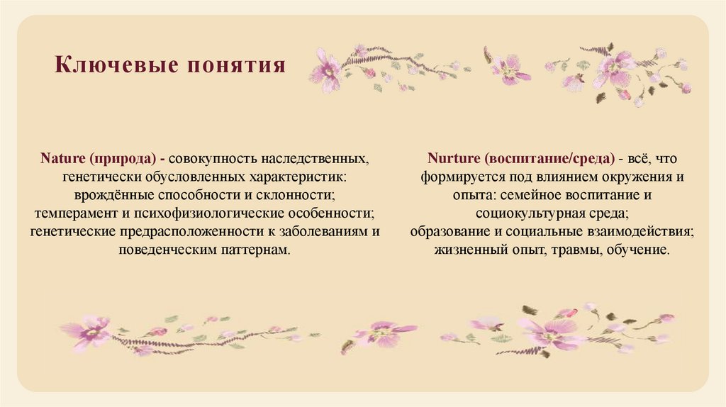 Ключевые понятия