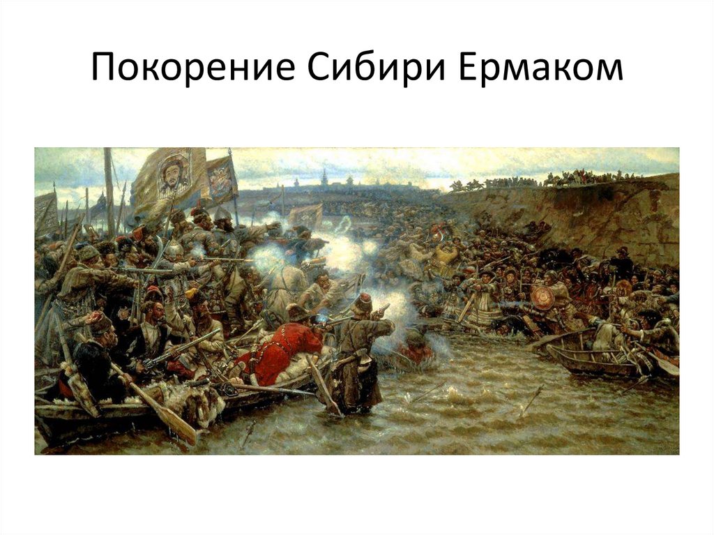Покорение Сибири Ермаком