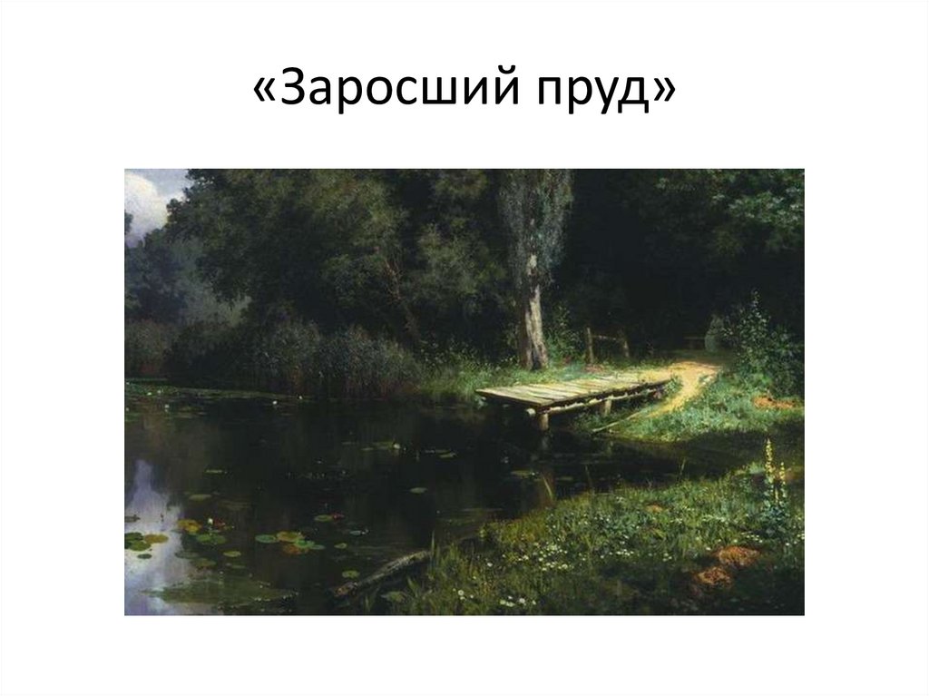 «Заросший пруд»