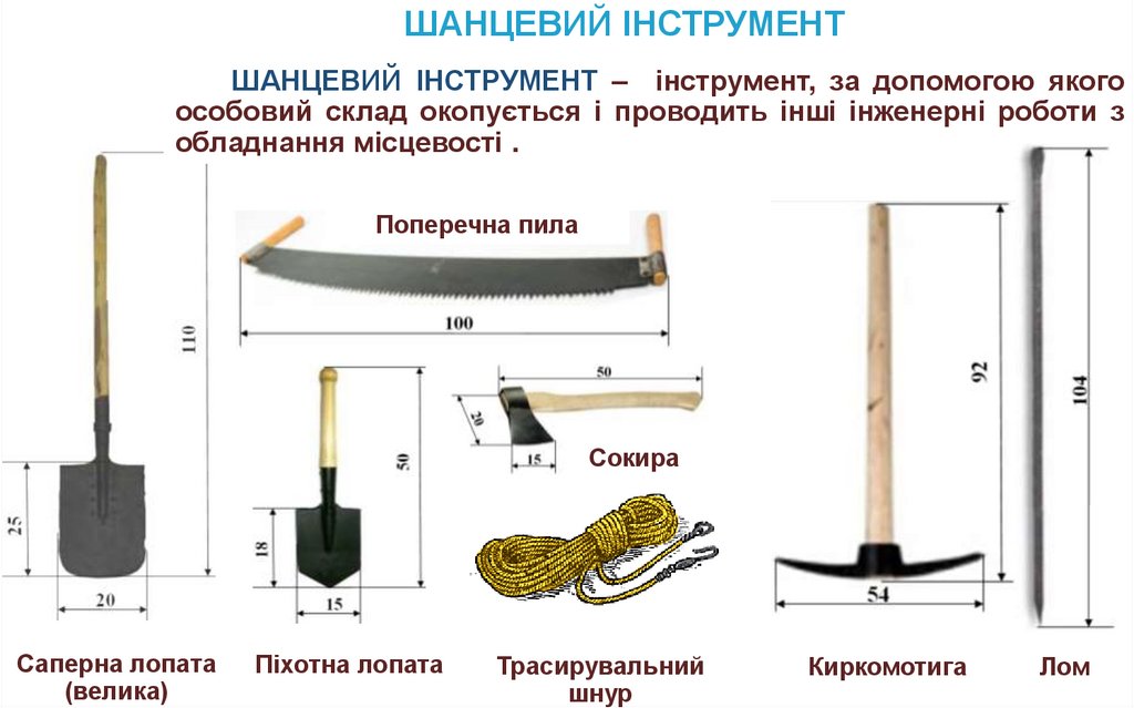 ШАНЦЕВИЙ ІНСТРУМЕНТ