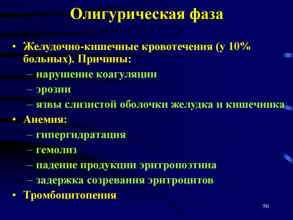 Олигурическая фаза