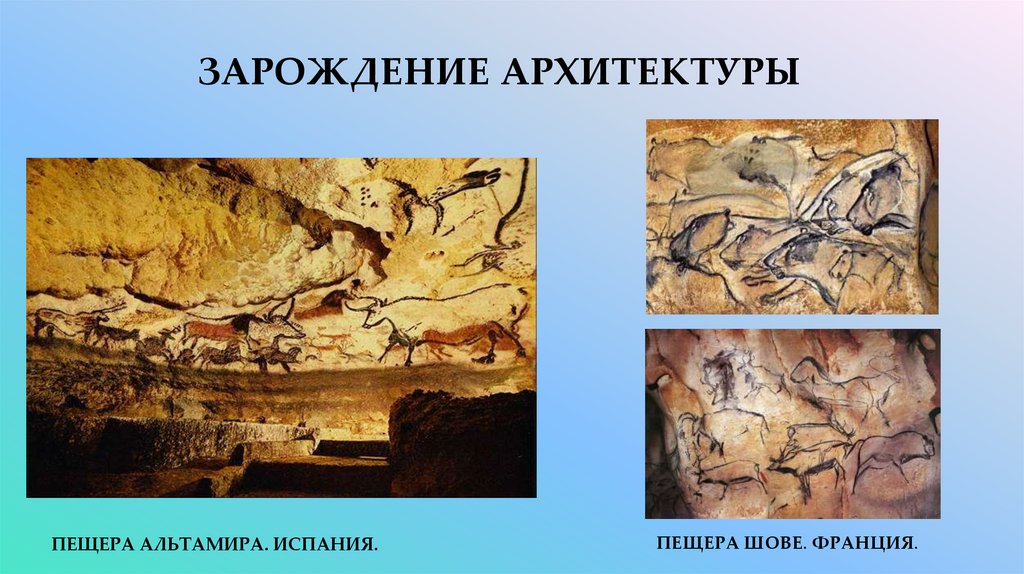 ЗАРОЖДЕНИЕ АРХИТЕКТУРЫ