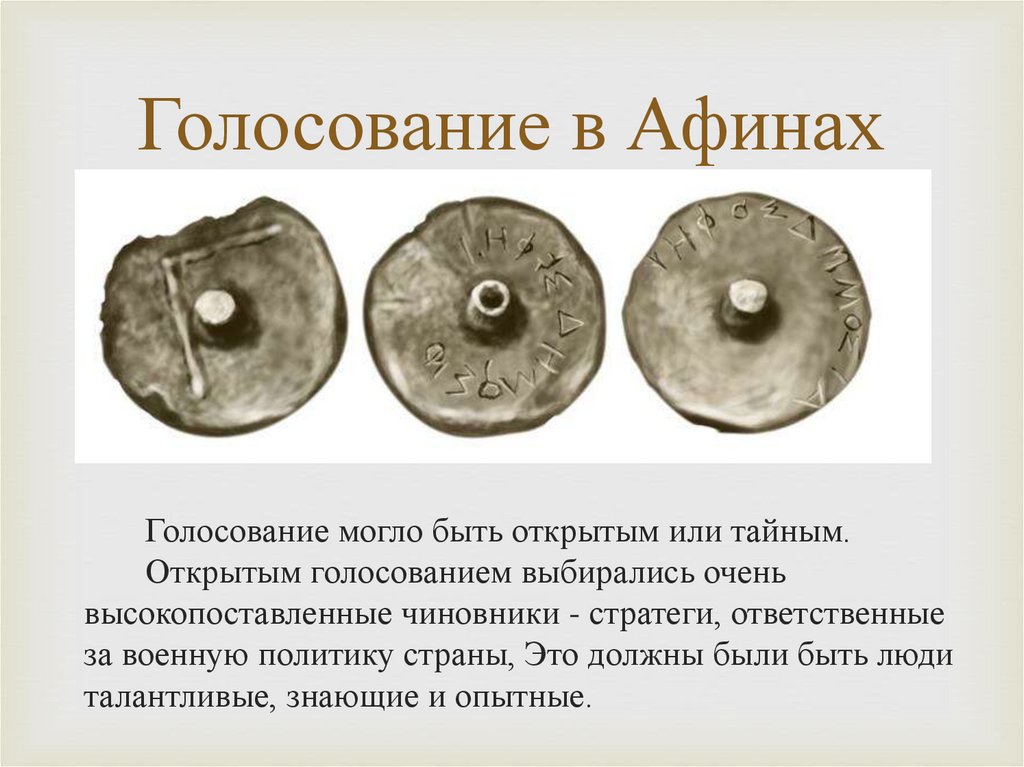 Голосование в Афинах