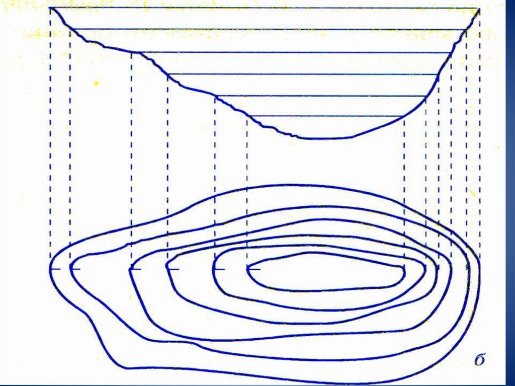 Изогипсы впадины