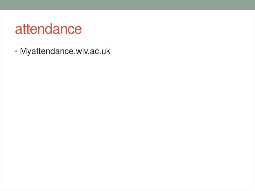 attendance