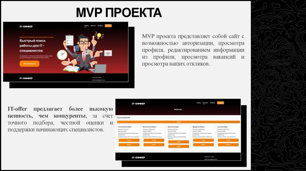MVP проекта