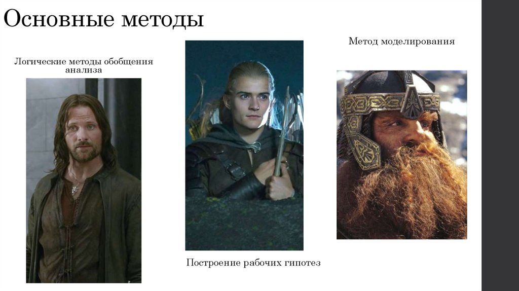 Основные методы