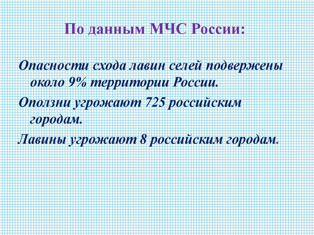 По данным МЧС России: