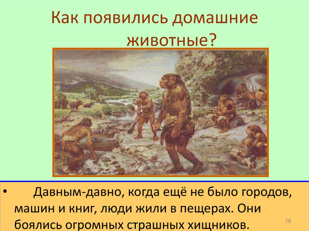 Как появились домашние животные?