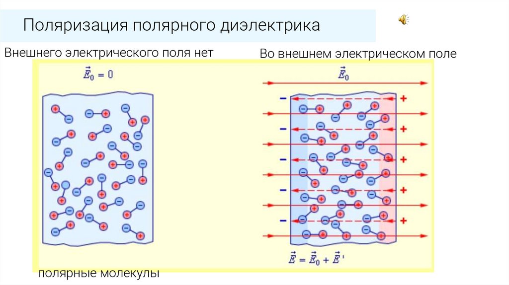 Поляризация полярного диэлектрика