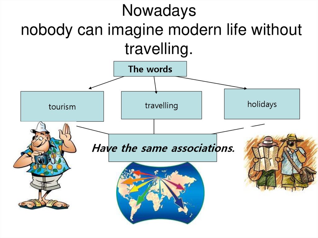 Nowadays nobody can imagine modern life without travelling.