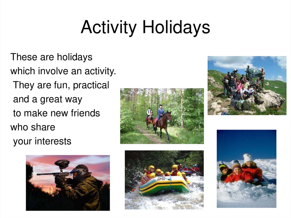Activity Holidays