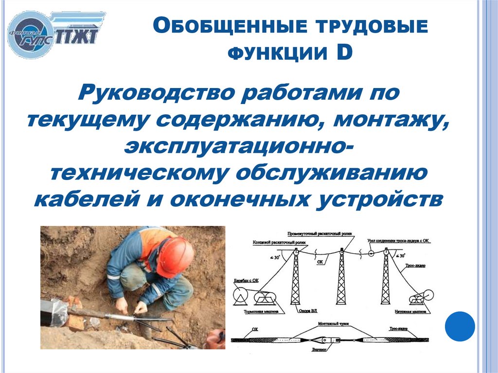 Обобщенные трудовые функции D