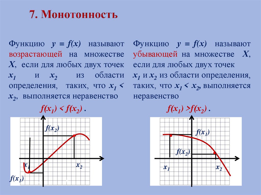 7. Монотонность