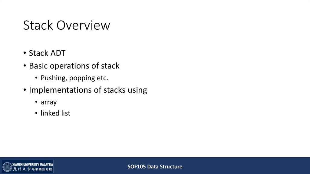 Stack Overview