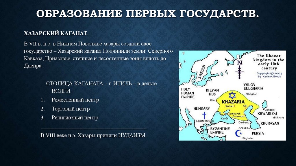 ОБРАЗОВАНИЕ ПЕРВЫХ ГОСУДАРСТВ.