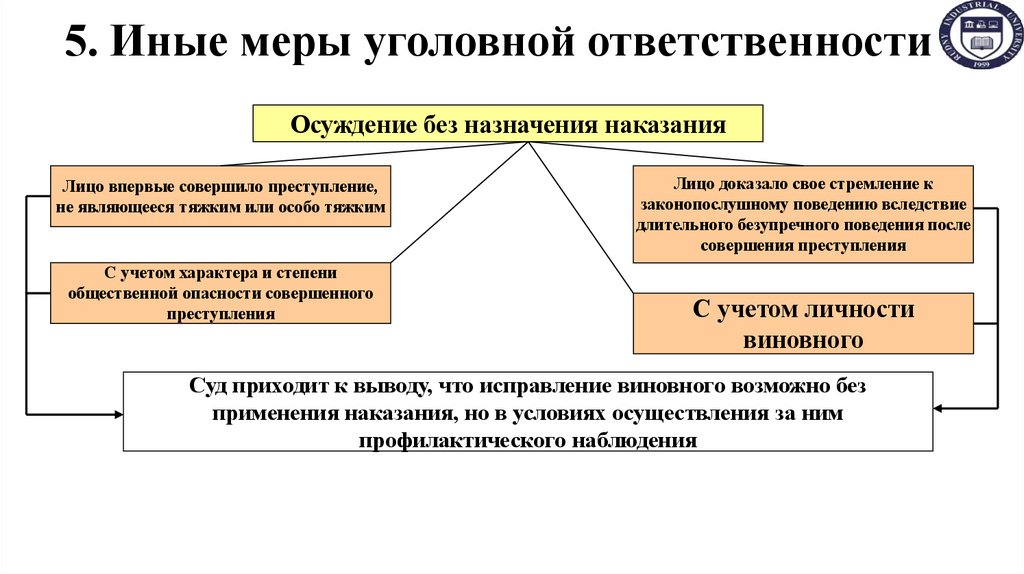 5. Иные меры уголовной ответственности