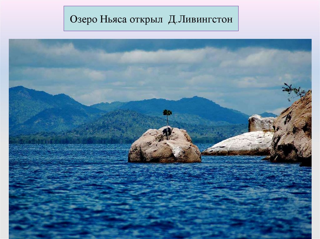 Озеро Ньяса открыл Д.Ливингстон