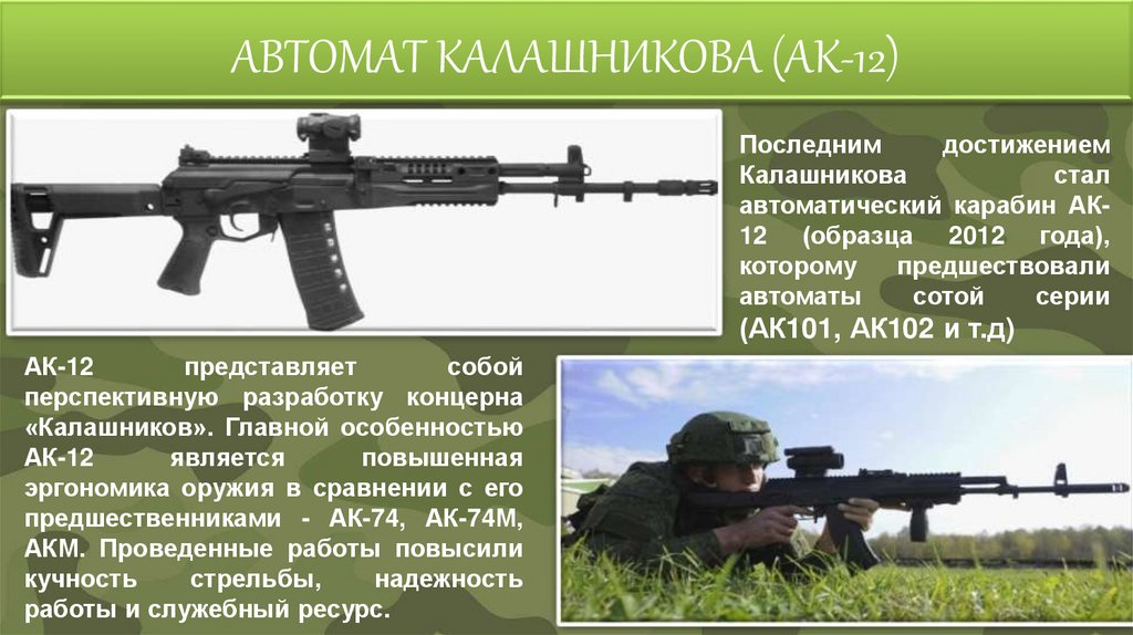 АВТОМАТ КАЛАШНИКОВА (АК-12)