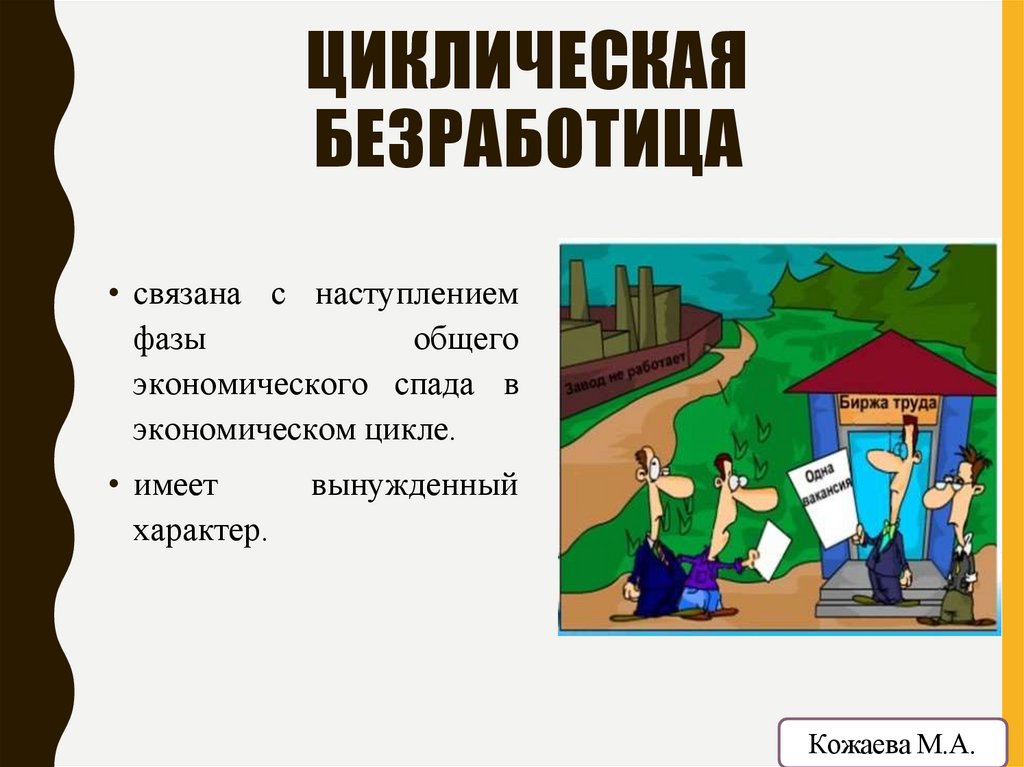 ЦИКЛИЧЕСКАЯ БЕЗРАБОТИЦА