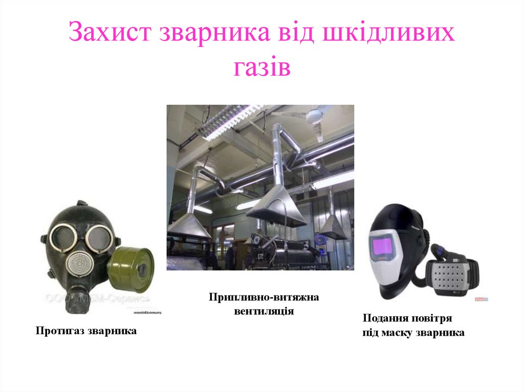 Захист зварника від шкідливих газів