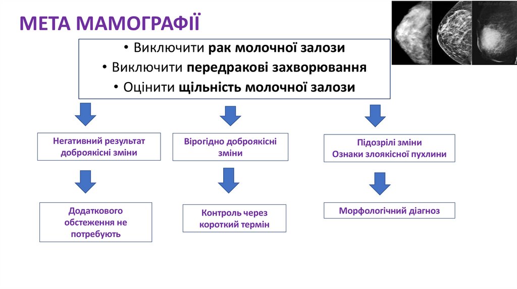 МЕТА МАМОГРАФІЇ
