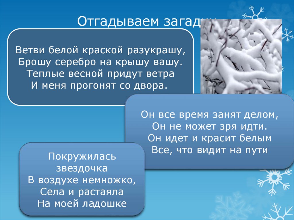 Отгадываем загадки