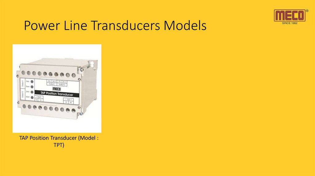 Power Line Transducers Models