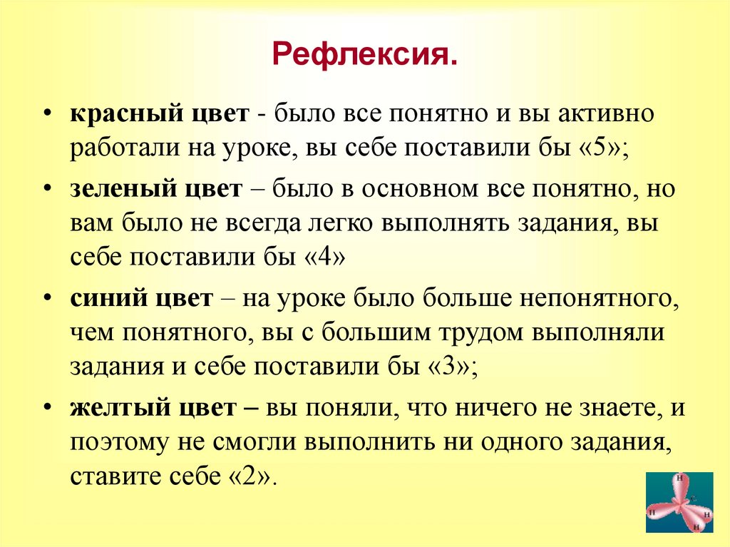 Рефлексия.
