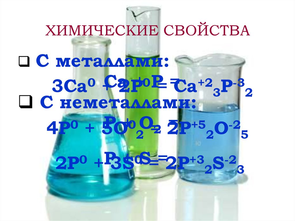 ХИМИЧЕСКИЕ СВОЙСТВА