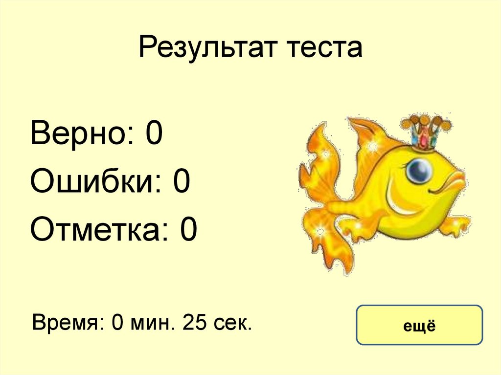 Результат теста