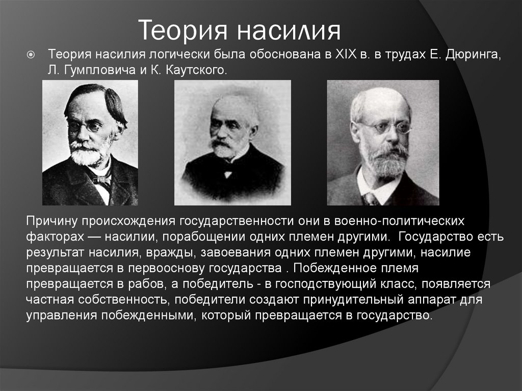 Теория насилия