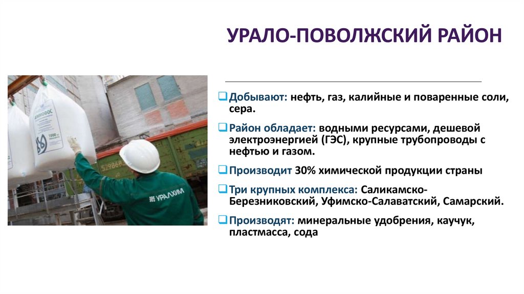 УРАЛО-ПОВОЛЖСКИЙ РАЙОН